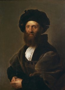 1630年ラファエル後のバルダッサーレカスティリオーネの肖像（21461も参照）